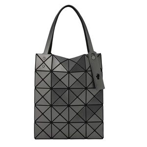 BAO BAO ISSEY MIYAKE LUCENT BOXY TOTE BAG - GUNMETAL Dark Grey